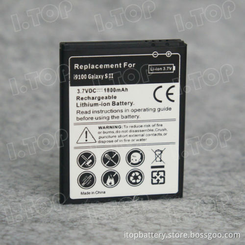 gb/t18287-2000 mobile phone Battery for Samsung Galaxy S2 i9100 , made in China